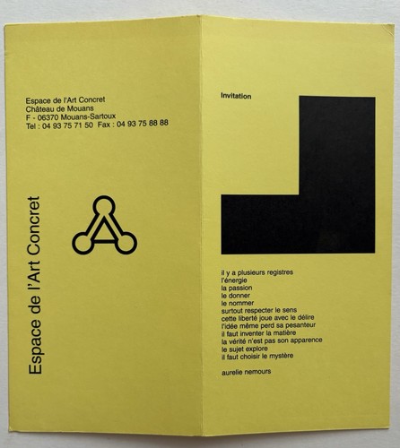Aurelie nemours carton - , d