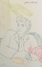 Alekos FASSIANOS - "Serena III" - Pointe-sèche originale signée - 1989