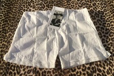 FRENCH 1920s EMBROIDERED WHITE COTTON CULOTTE PANTY~L MONOGRAM~LACE TRIMS~NEW~M