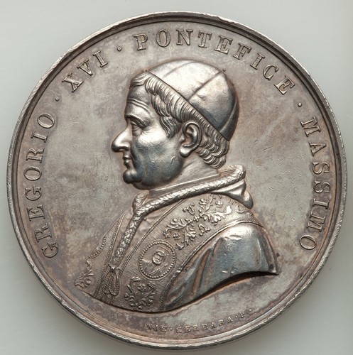 Vatican silver medal pope - medal,