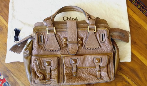 Sac main vintage - chloe, cuir