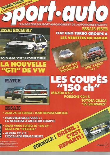 Sport auto 291 polo - sport, g40