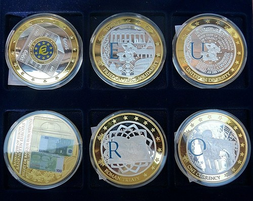 Coffret medailles euros - 6,