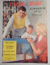 almanach L'écho de la mode
