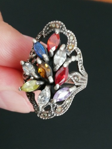 Ancienne bague femme argent - bague,