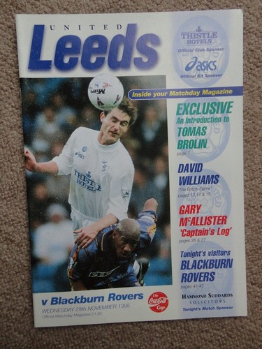 Programme football leeds - programme, vs