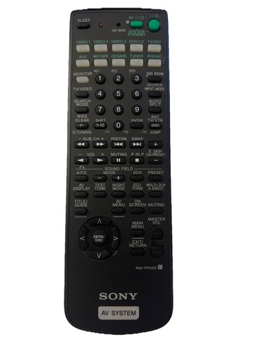 Sony pp505 home receiver - sony, rm-pp505