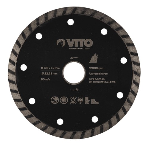 Disque diamant 125mm - , pierre