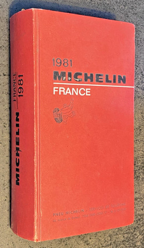 Guide michelin rouge 1981 - rouge,