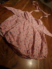 Vintage Bloomer coton fleuri bretelles croisées dans le dos