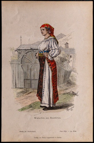 1880ca femme valaque en - -,