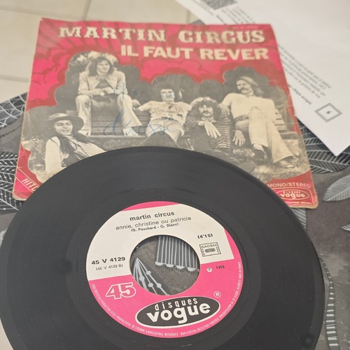 Martin circus single vinyle - martin,