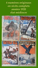 Aventures de BUFFALO BILL - 4 REVUES ANNÉES 1920 - Jean Bourdeaux