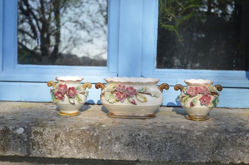 Paire vases jardinière - et, en