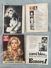 Lot Presse CATHERINE DENEUVE - 38 pages - 26 coupures