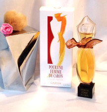 Miniature POUR UNE FEMME de CARON  * Tout en verre * EDP - 5 ml - Pleine - B