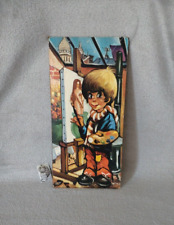 Tableau  / planchette poulbot peintre Igor édition J.Uhlir France