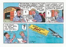 EXEM carte voeux editeur 2004 hommage Tintin