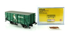 PD256 - BRAWA H0 49050 - WAGON FERMÉ DB "DARMOL" ÉPOQUE III