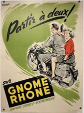 Moto GNOME RHONE partir à