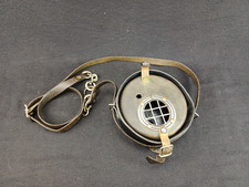 Ancien etui cuir mouchard pointeuse ronde tournée compteur chronotachygraphe