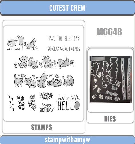 M6648 cutest crew cutting - cutest, dies
