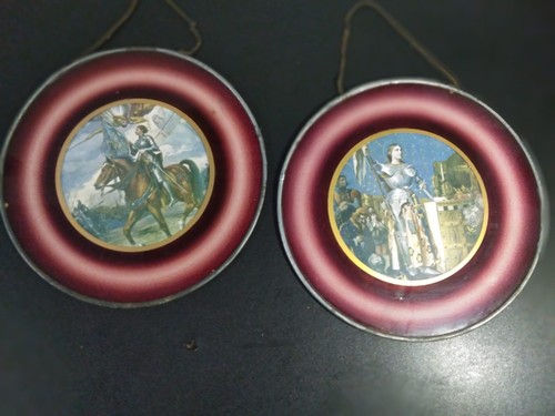Deux anciens tableaux jeanne - anciens,