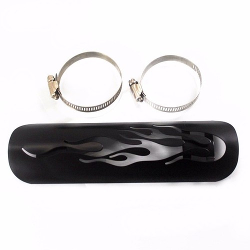 Moto flame tuyau silencieux - tuyau, de