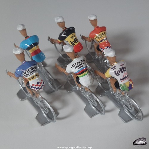 Lot cyclistes miniatures - lot,