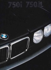 Catalogue Brochure BMW 750i / 750iL E32 2/1988 France