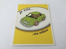Carte je suis une voiture