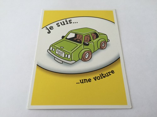 Carte suis une voiture - carte,