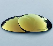 Gravé Polarisé 24K Or à Reflets Rechange Lentilles Pour Oakley X Métal Penny