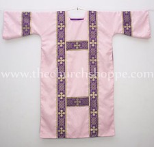 Chasuble Dalmatique Rose Avec