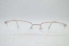 Lunettes Daniel Swarovski S189 Plaqué Or Argent Monture Demi-Rim Neuves
