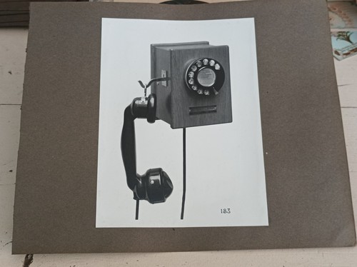 Ancienne photo telephone - ancienne,
