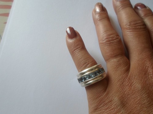 Bague anneau argent - anneau, en