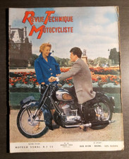REVUE TECHNIQUE TOURISTIQUE MOTOCYCLISTE n° 82 JUILLET 1954 MOTEUR YDRAL AJ 55