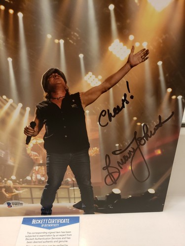 Autographed acdc brian - acdc/brian, johnson