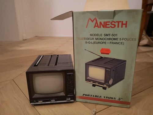 Ancien téléviseur portable - téléviseur,