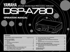 Yamaha DSP-A780 Amplifier