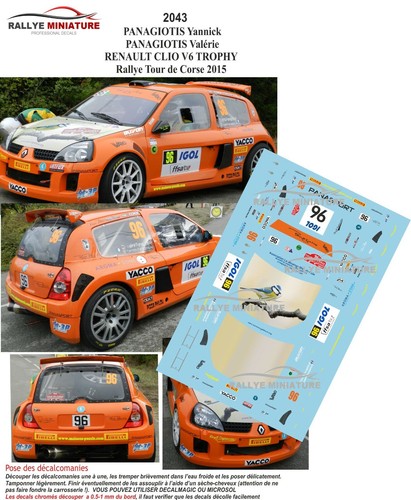 Decals ref 2043 renault - decals,