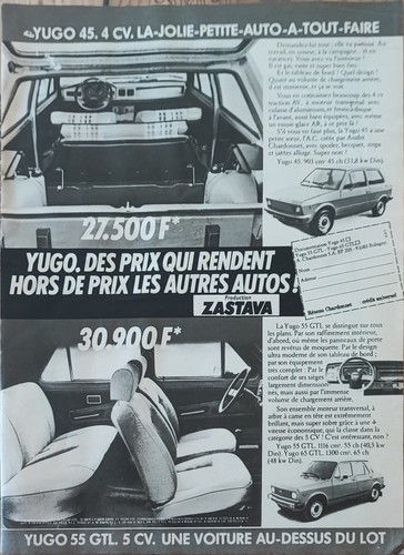 Zastava yugo 55 - yugo,