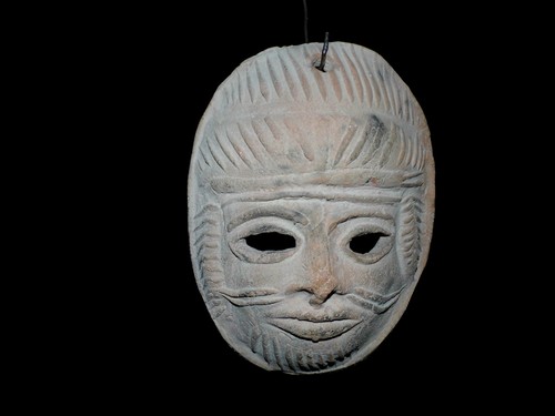 Masque ancien visage feminin - ancien,