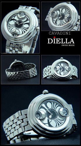 Montre designer cavadini - montre,