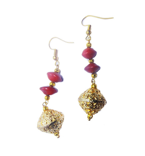Boucles oreilles perles - boucles,