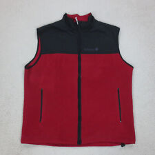 Veste Polaire Sans Manches Full Zip Lafuma Polartec Homme 2XL Rouge Colorblock