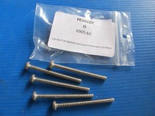 5 Vis tôle de clignotant avant pour  Peugeot J5