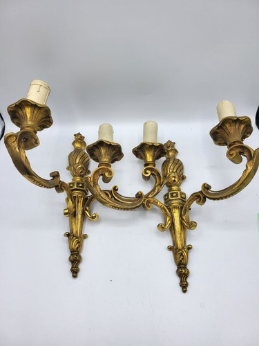 Lot de 2 appliques - -,