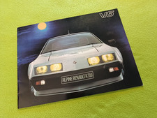 BROCHURE ALPINE A310 V6 - 1981